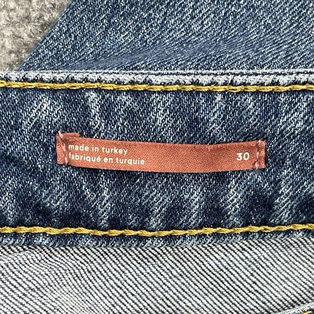 Anthropologie Pilcro Jeans Womens 30 Slim Ankle High Rise Distressed V Stitch - Picture 6 of 10
